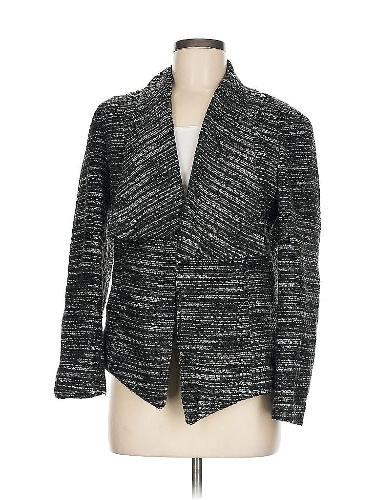 Pre-owned Chico's Blazer Jacket In Gray