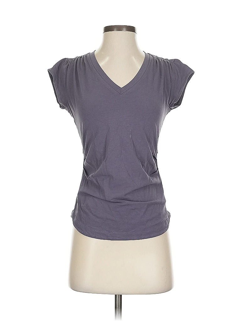 Pre-owned Athleta Short Sleeve T-shirt In Gray