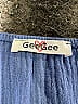 GeeGee Solid Blue Jumpsuit Size 1X - photo 3