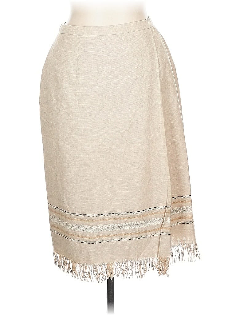 Pre-owned Kasper Casual Skirt In Brown