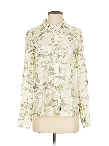 Ecru Long Sleeve Blouse (view 1)