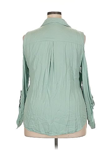 Soho JEANS NEW YORK & COMPANY 3/4 Sleeve Blouse (view 2)