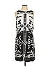 Donna Morgan Graphic Black Cocktail Dress Size 10 - photo 1