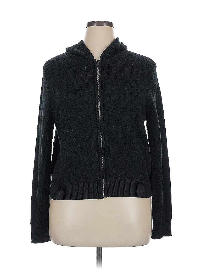 Pre-owned Gap Cardigan Sweater In Black