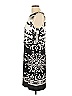 Donna Morgan Graphic Black Cocktail Dress Size 10 - photo 5
