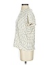 Monrow 100% Cotton Stripes Ivory Short Sleeve T-Shirt Size S - photo 4