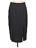 Doncaster Collection 100% Wool Solid Black Wool Skirt Size 8 - photo 1