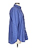 Frank & Eileen 100% Cotton Polka Dots Blue Long Sleeve Button-Down Shirt Size S - photo 4