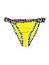 Assorted Brands Print Yellow Swimsuit Bottoms Size 10 - photo 1