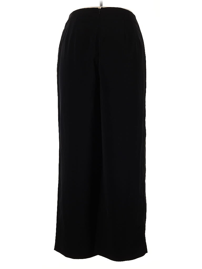 Newport News 100% Polyester Black Dress Pants Size 14 - photo 1