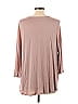 Purejill 100% Rayon Pink 3/4 Sleeve T-Shirt Size L - photo 2