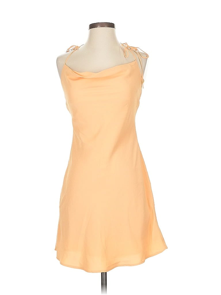 Pre-owned Abercrombie & Fitch Casual Dress In Orange