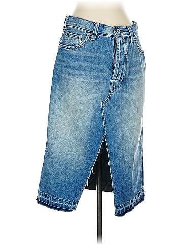 We the Free Denim Skirt (view 1)