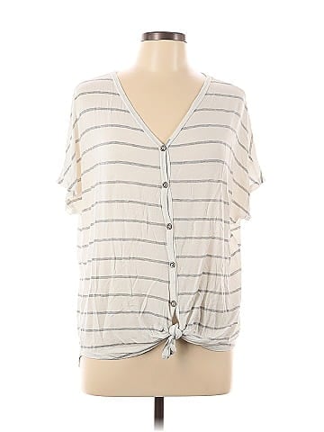 White Birch Short Sleeve Henley (view 1)