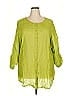 Flax 100% Linen Green Casual Dress Size 18 - photo 1