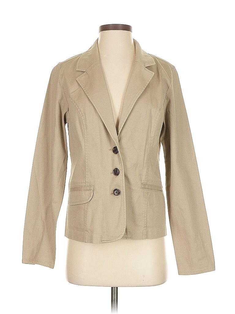 Pre-owned Croft & Barrow Blazer Jacket In Brown