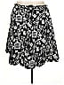 Talbots 100% Cotton Print Black Casual Skirt Size 24 - photo 2