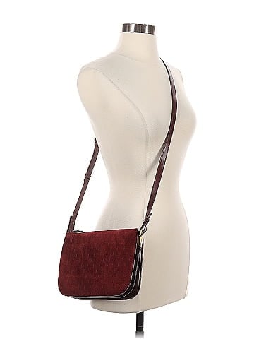 Yves Saint Laurent Suede Monogram Crossbody Bag (view 2)