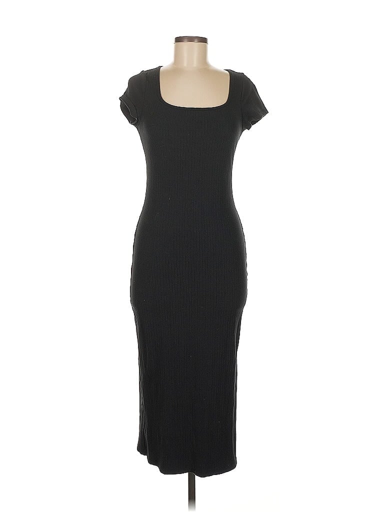 Pre-owned Shein Casual Dress In Black