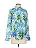 Xirena 100% Cotton Floral Blue Long Sleeve Blouse Size XS - photo 1