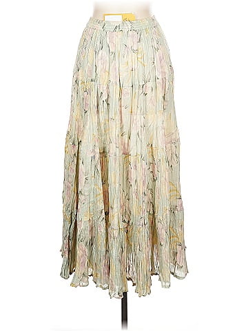 Sarah Arizona Multicolor Crinkled Cotton Casual Skirt (view 2)