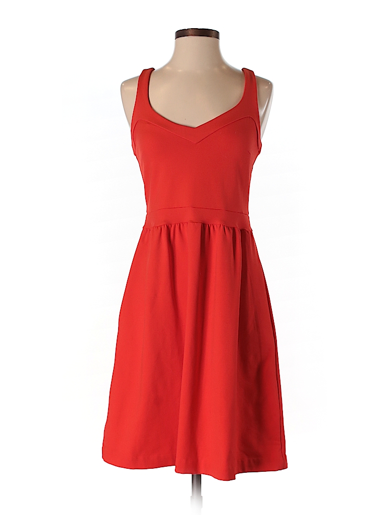 Cynthia Rowley for T.J. Maxx Solid Orange Casual Dress Size 4 - 64% off ...