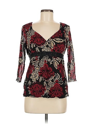 INC International Concepts 3/4 Sleeve Blouse (view 1)