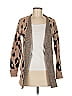 Zesica Animal Print Tan Cardigan Size M - photo 1