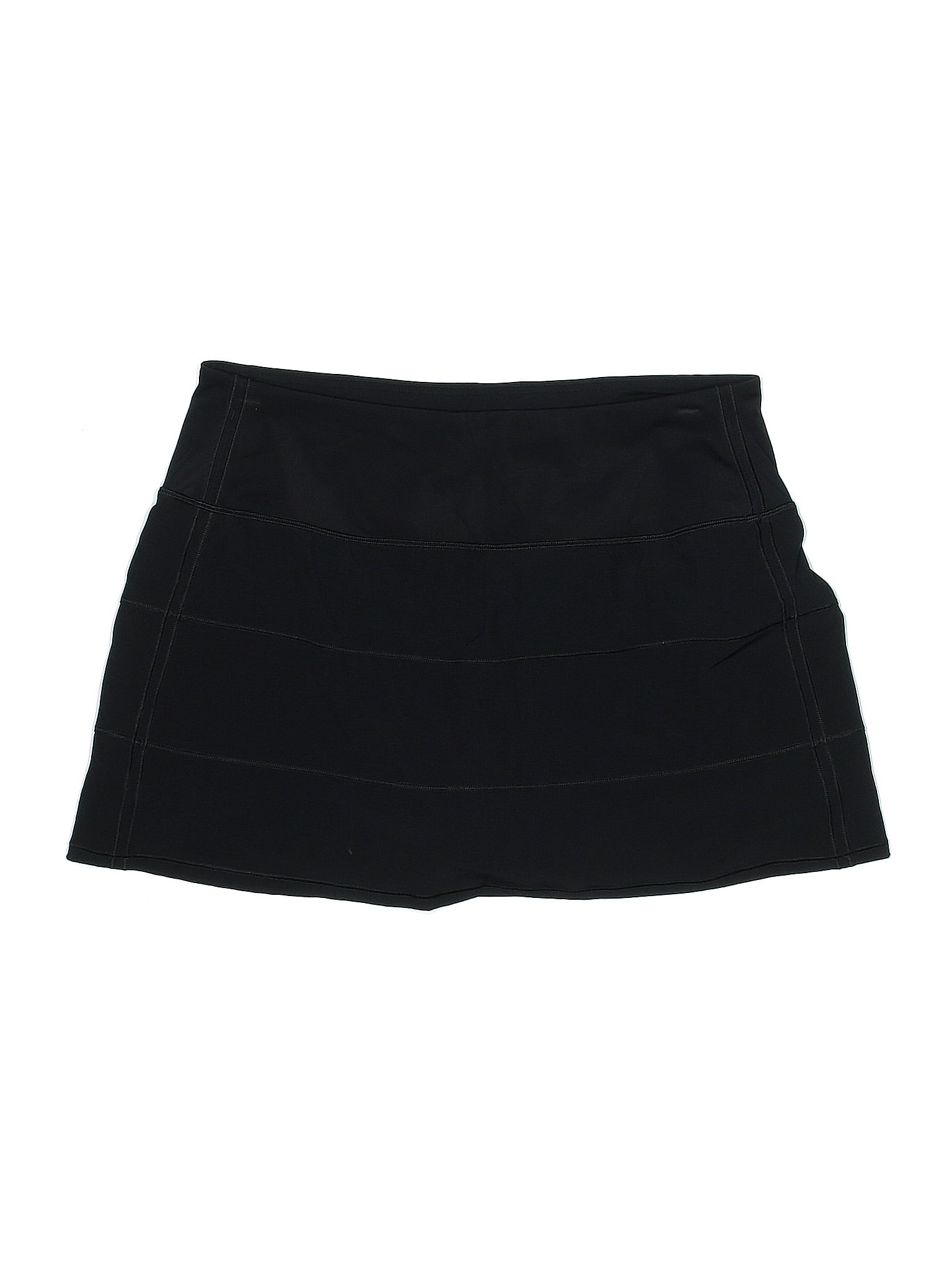 Crz Yoga Solid Black Active Skort Size L (estimated)