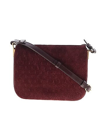 Yves Saint Laurent Suede Monogram Crossbody Bag (view 1)