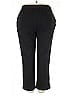 Woman Within Black Casual Pants Size 18 - photo 2