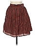 Apiece Apart 100% Silk Checkered-gingham Red Silk Skirt Size 0 - photo 1
