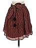 Apiece Apart 100% Silk Checkered-gingham Red Silk Skirt Size 0 - photo 2