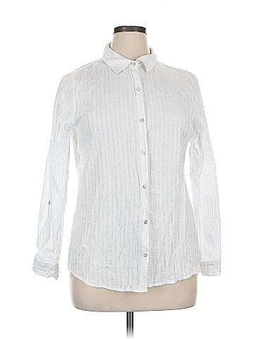 Sigrid Olsen Long Sleeve Button-Down Shirt (view 1)