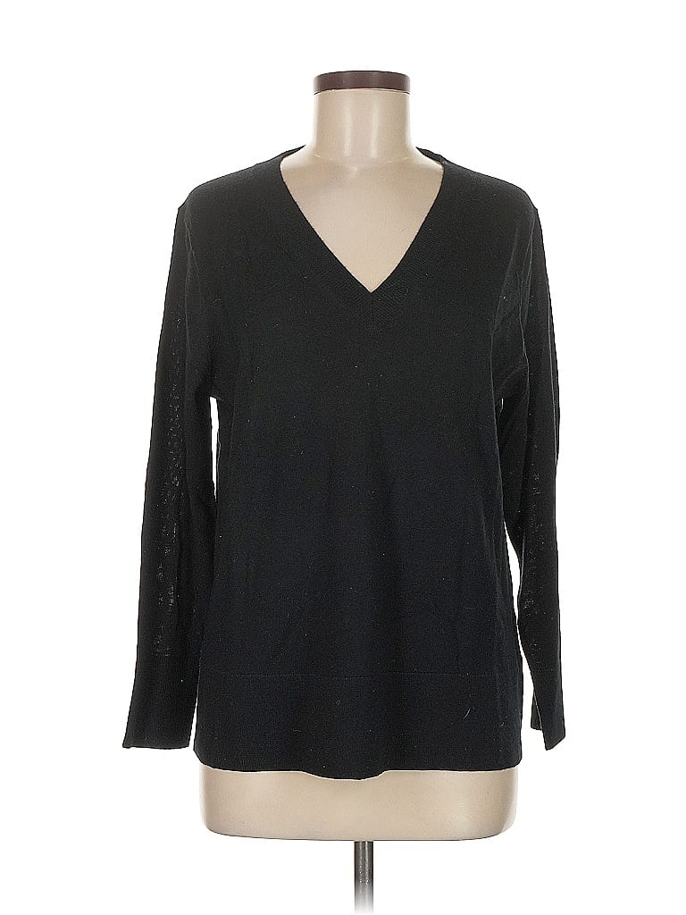 Click to view more detailed imagery on our partner's website Pre-owned Jjill Wool Sweater In Black