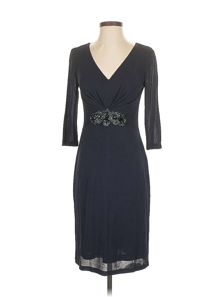 David Meister Blue Cocktail Dress Size 4 - photo 1