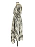 Apiece Apart 100% Cotton Checkered-gingham Gray Casual Dress Size XS - photo 4