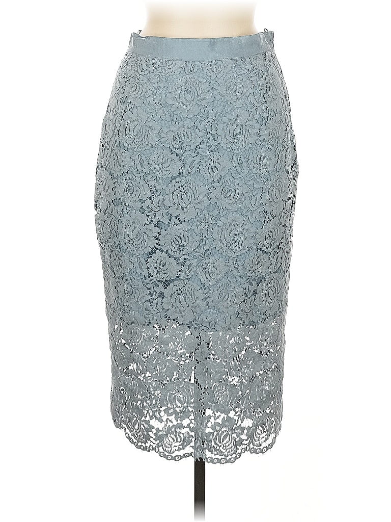 Pre-owned H&m Formal Skirt In Blue