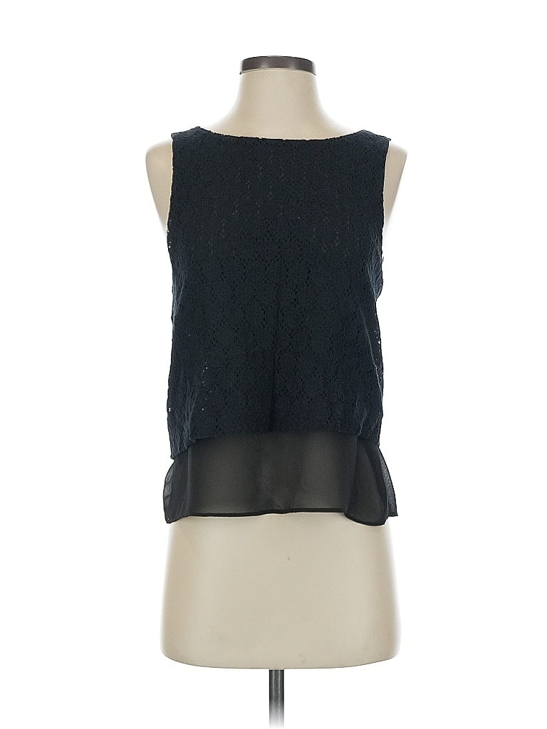 Pre-owned Banana Republic Sleeveless Blouse In Black