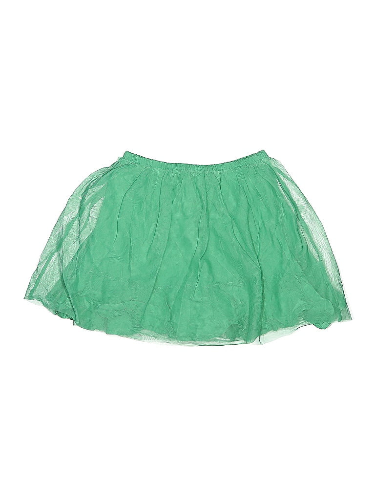Mini Boden 100% Polyester Solid Green Skirt Size 7 - 8 - photo 1