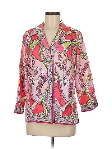 Folio New York 3/4 Sleeve Silk Top (view 1)