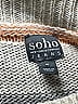 Soho JEANS NEW YORK & COMPANY Stripes Orange Ivory Pullover Sweater Size M - photo 3