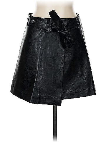 Modern Citizen Faux Leather Skirt (view 1)