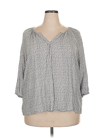 Ava Christine 3/4 Sleeve Blouse (view 1)