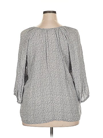 Ava Christine 3/4 Sleeve Blouse (view 2)
