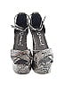 Jeffrey Campbell Animal Print Gray Heels Size 5 - photo 2