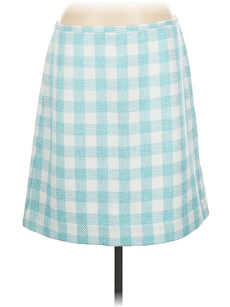 Ann Taylor Casual Skirt In Blue