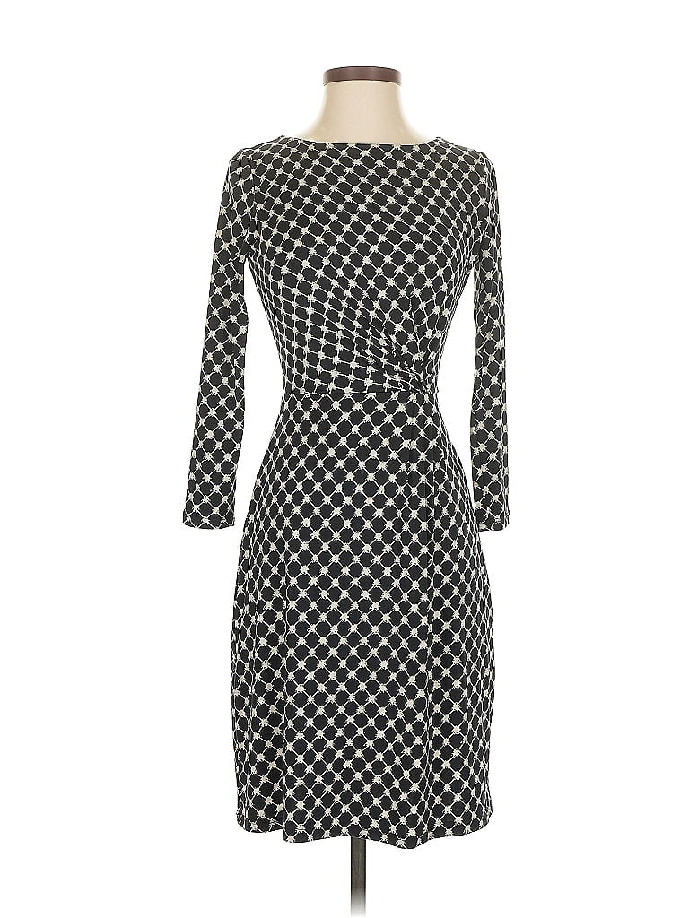 Gilli Houndstooth Black Cocktail Dress Size XS - photo 1