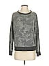 Splendid Camo Gray Pullover Sweater Size XS - photo 1