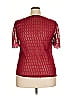 Assorted Brands Burgundy Red Short Sleeve Top Size 2X - photo 2